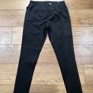 Carhartt Women's Force Lightweight Pocket Leggings, Size Small, Black, Pockets